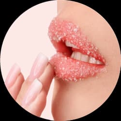 Lippenpeeling