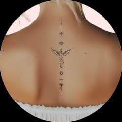 Temporäre Körper-Tattoos