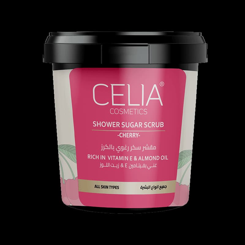 Celia مقشر سكر رغوي بالكرز من سيليا 600 جرام