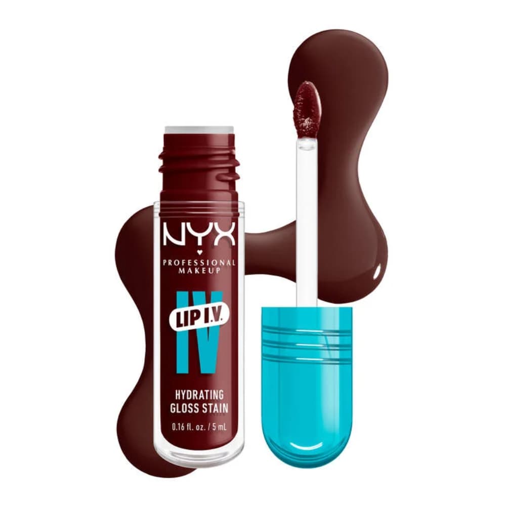 NYX ملمع شفاه ليب ايف من نييكس بروفيشنال ميك اب، لون مائي، لون نبيذي