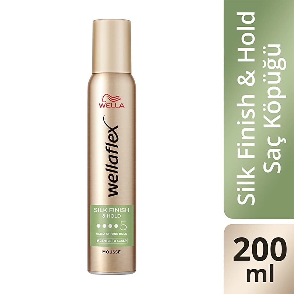 Wella Koleston موس الشعر ويلافليكس سيلك فينيش آند هولد من ويلا، تثبيت قوي للغاية، 200 مل تثبيت 5/5