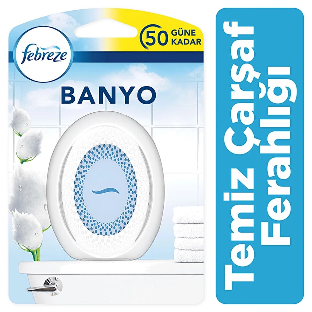 Febreze معطر حمام فيبريز، انتعاش الكتان النظيف، 7.5 مل