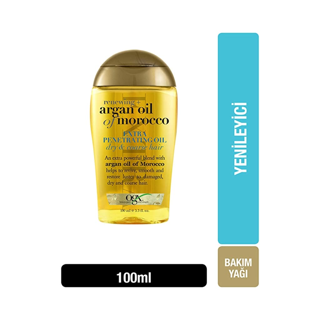 Ogx زيت العناية بالشعر من أو جي إكس، زيت الأرغان المغربي، 100 مل