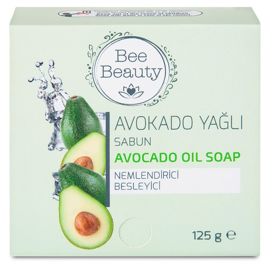 Bee Beauty صابون بي بيوتي الصلب بزيت الأفوكادو 125 جرام