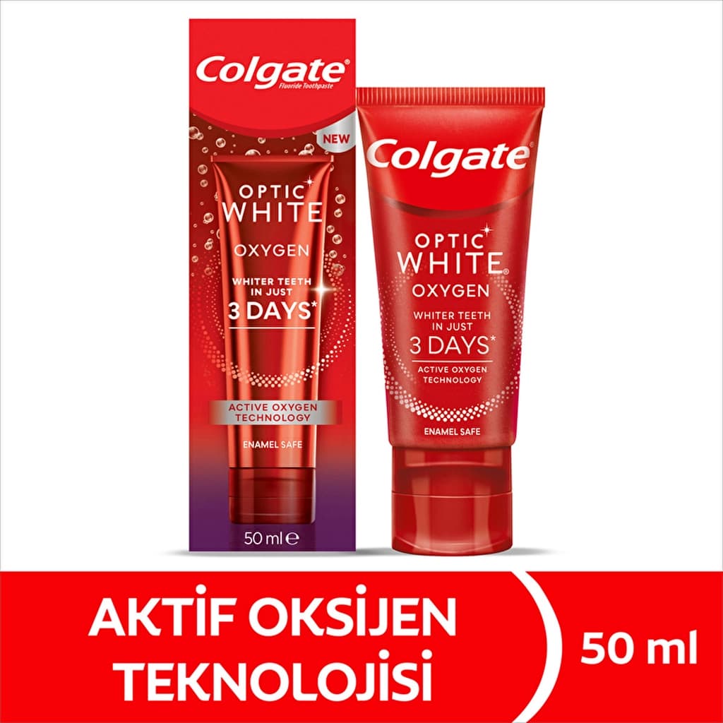 Colgate معجون أسنان كولجيت أوبتيك وايت أوكسجين 50 مل