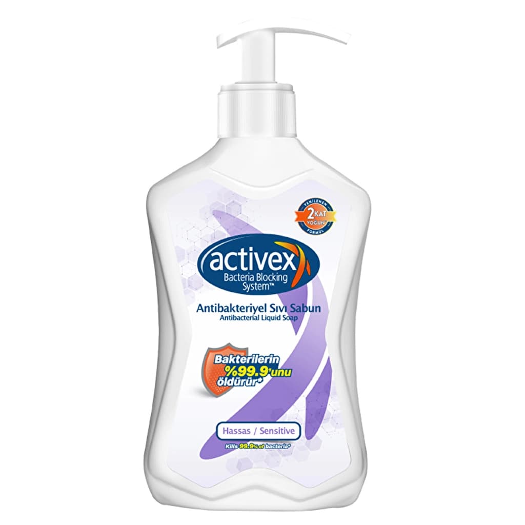 Activex صابون سائل مضاد للبكتيريا من أكتيفكس للبشرة الحساسة 500 مل
