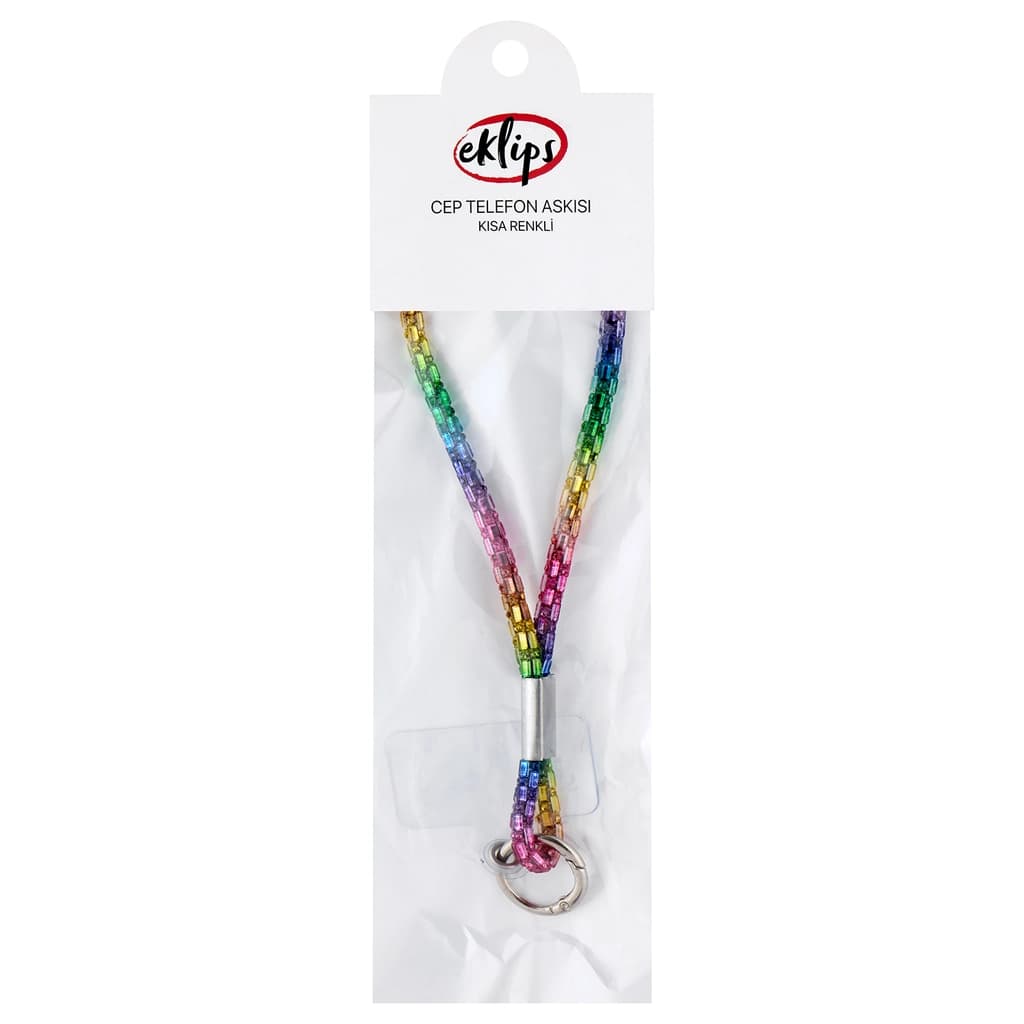 Eklips حزام هاتف قصير ملون من إكليبس ٢٨ سم، قطر ٦ مم