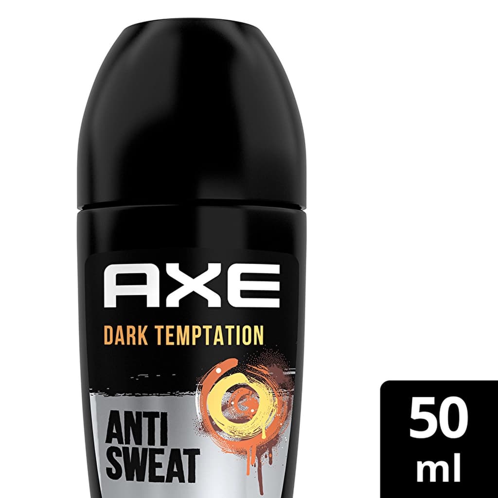 Axe مزيل عرق رول أون من أكس للرجال، دارك تمبتيشن، عطر يدوم 48 ساعة، 50 مل