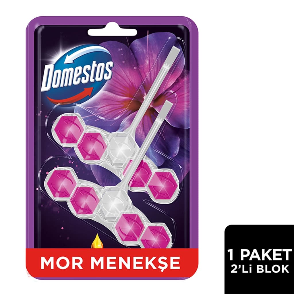 Domestos دومستوس منظف المرحاض أروما لوكس برائحة الكركديه والفواكه الحمراء 100 غرام
