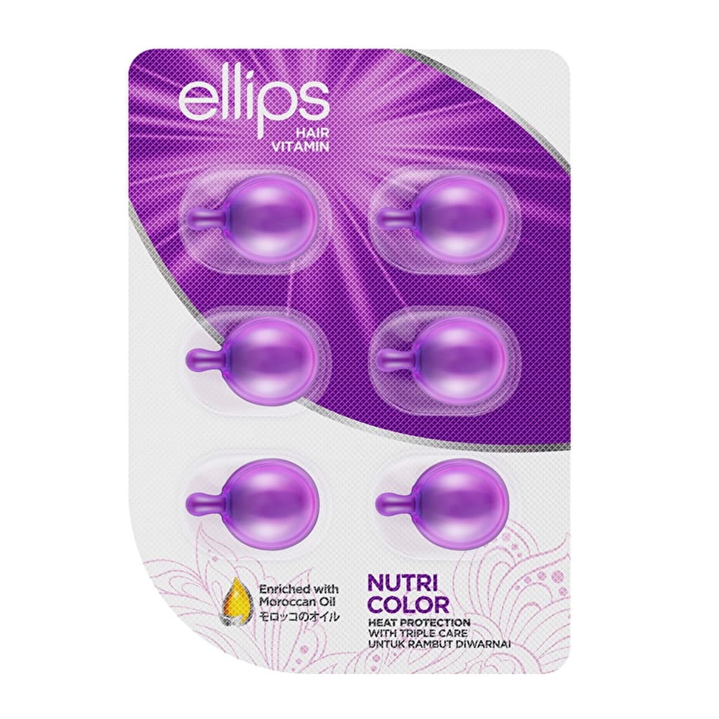 Ellips كبسولات فيتامين إليبس نيوتري كولور للشعر الملون 6 كبسولات