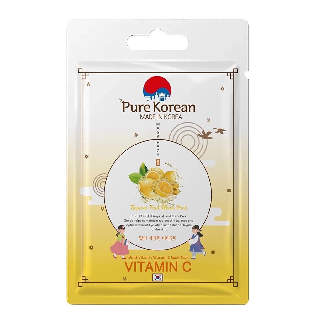 قناع الوجه متعدد الفيتامينات سي من بيور كوريان Pure Korean