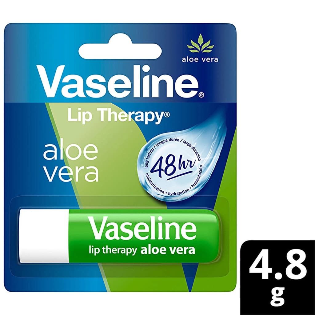 Vaseline كريم فازلين للعناية بالشفاه بخلاصة الصبار 4.8 جرام