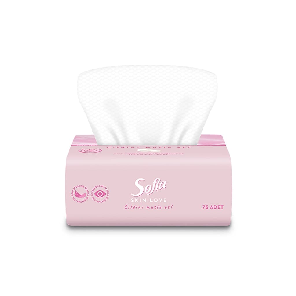 Sofia مناديل صوفيا سكين لوف المعطرة، 75 قطعة