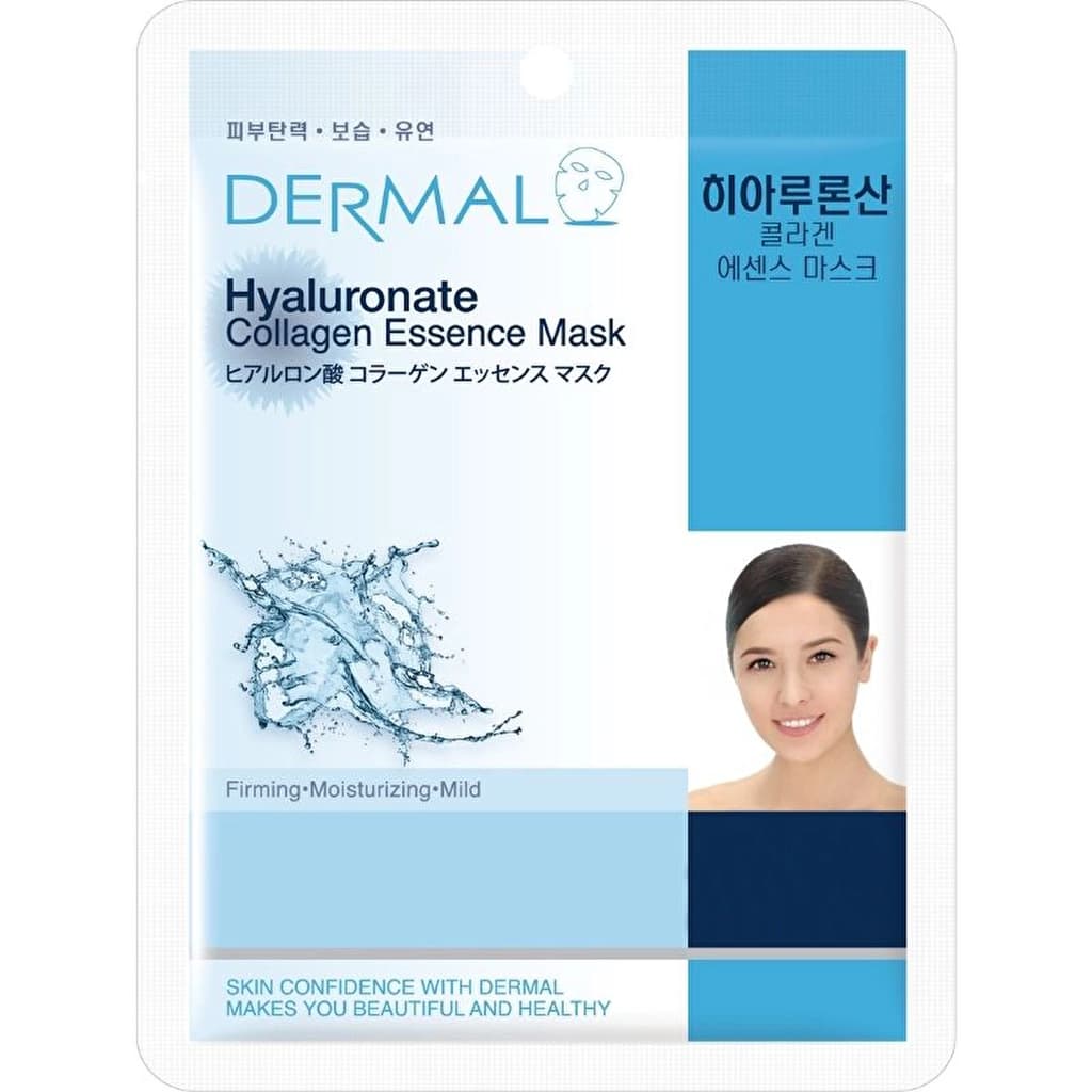 Dermal قناع الكولاجين بحمض الهيالورونيك الجلدي 23 جرام