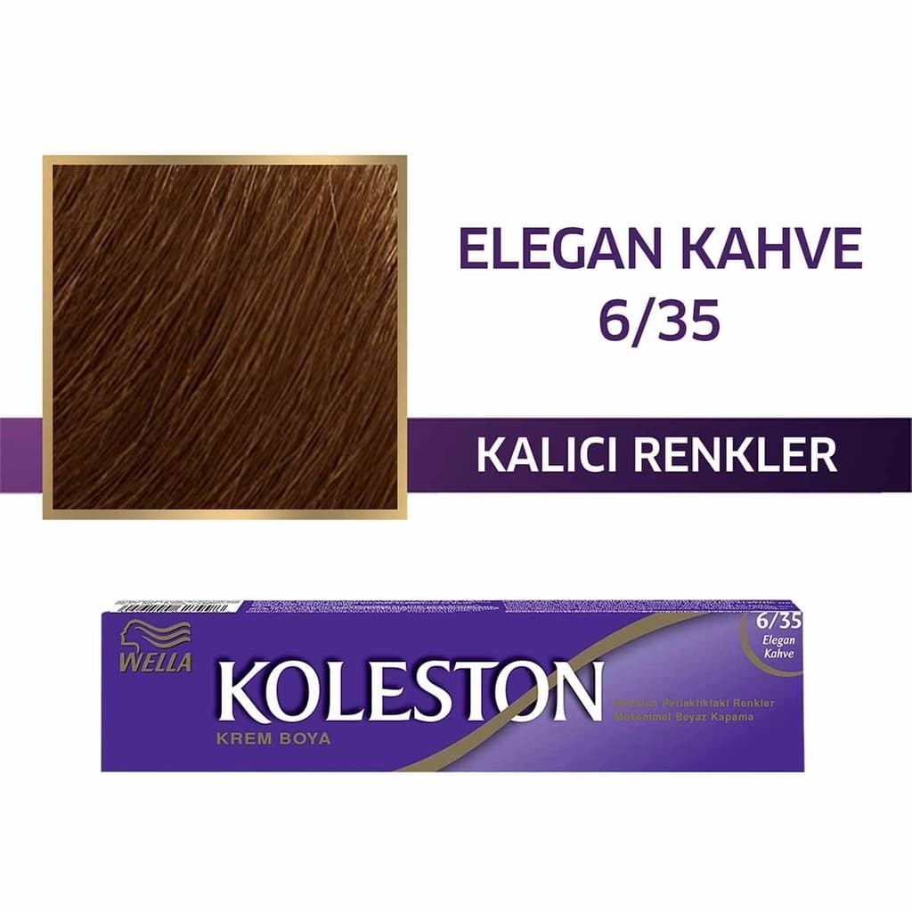 Wella Koleston طلاء ويلا كولستون أحادي الأنبوب 6/35 بني أنيق