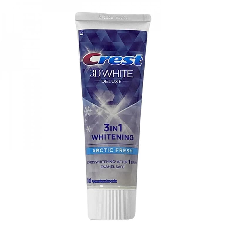 CREST معجون اسنان ثري دي وايت ديلوكس انتعاش التبريد من كرست 75مل