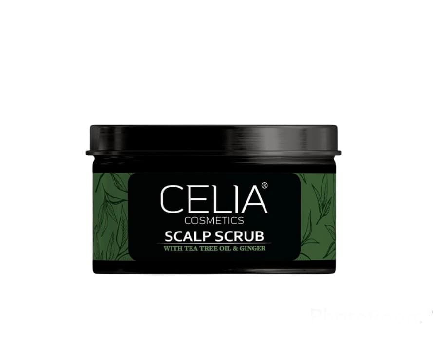 Celia مقشر لفروة الرأس بزيت شجرة الشاي والزنجبيل من سيليا 300 جرام