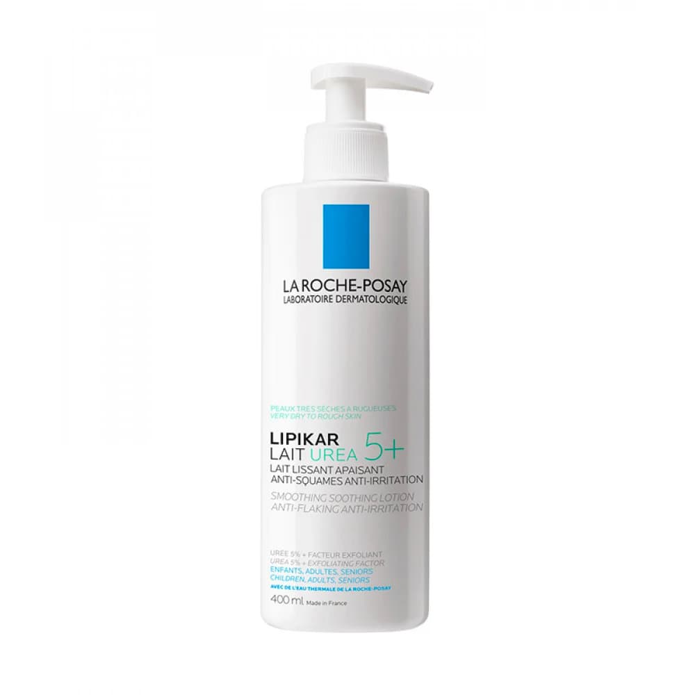 La Roche-Posay مرطب ليبيكار حليب يوريا %5 لتنعيم وتلطيف البشرة من لاروش بوزيه 400 مل