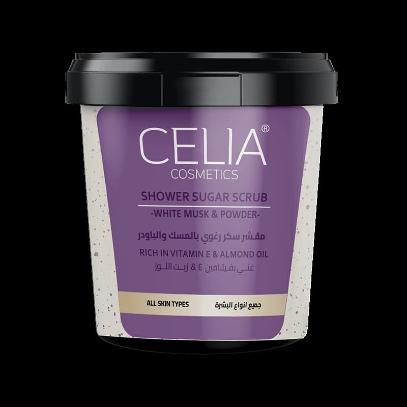 Celia مقشر السكر الرغوي بالمسك والبودر 600 جرام من سيليا
