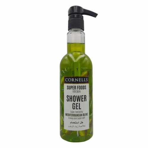 Cornells superfoods جل استحمام بخلاصة زيت الزيتون من كورنلز سوبر فودز 500 مل