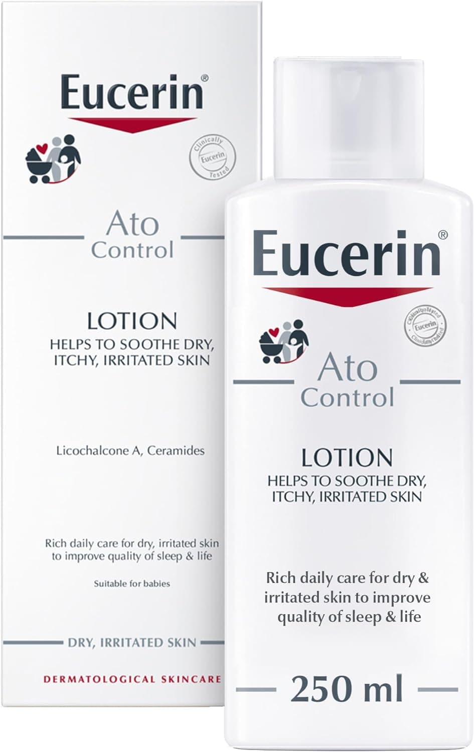 Eucerin لوشن العناية بالجسم اتوبي كونترول من يوسرين – 250 مل