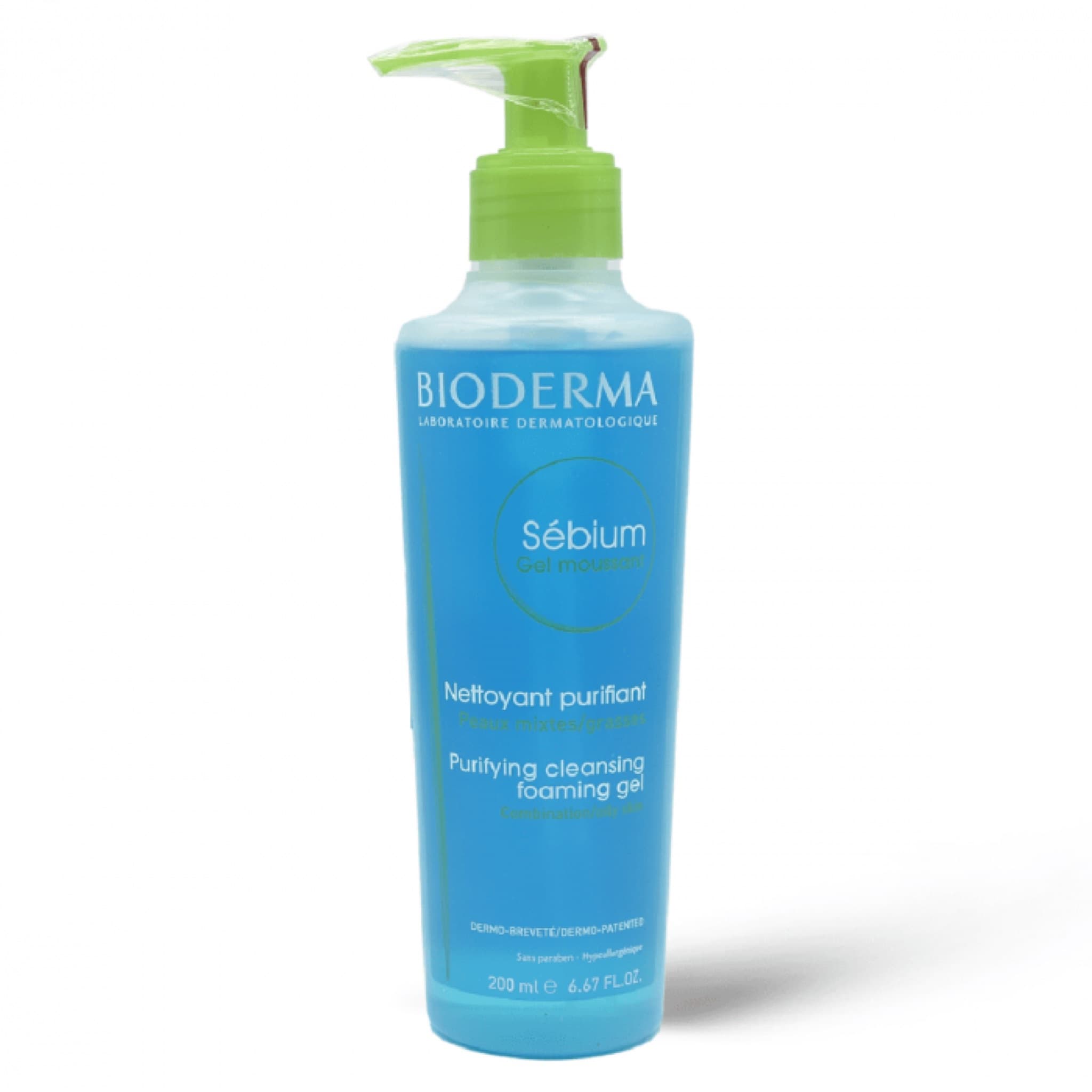 Bioderma غسول جل رغوي سيبيوم موسانت لتنظيف وتنقية البشرة من بيوديرما 200 مل