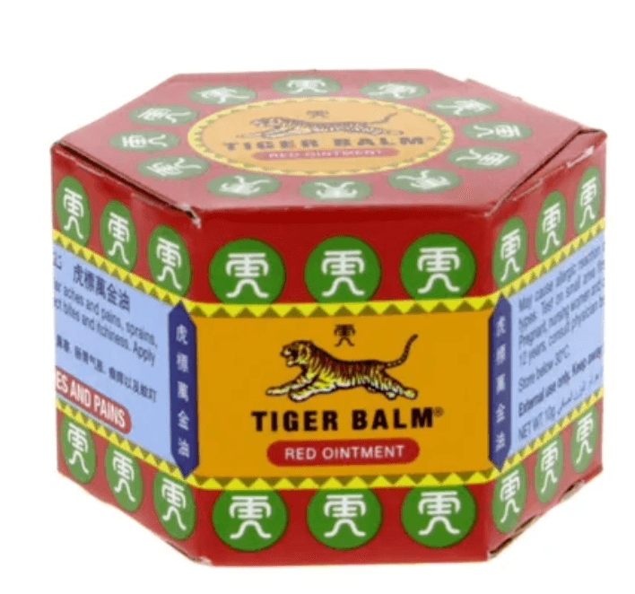 Tiger Balm مرهم تخفيف الألم بالبلسم الأحمر من تايجر بالم