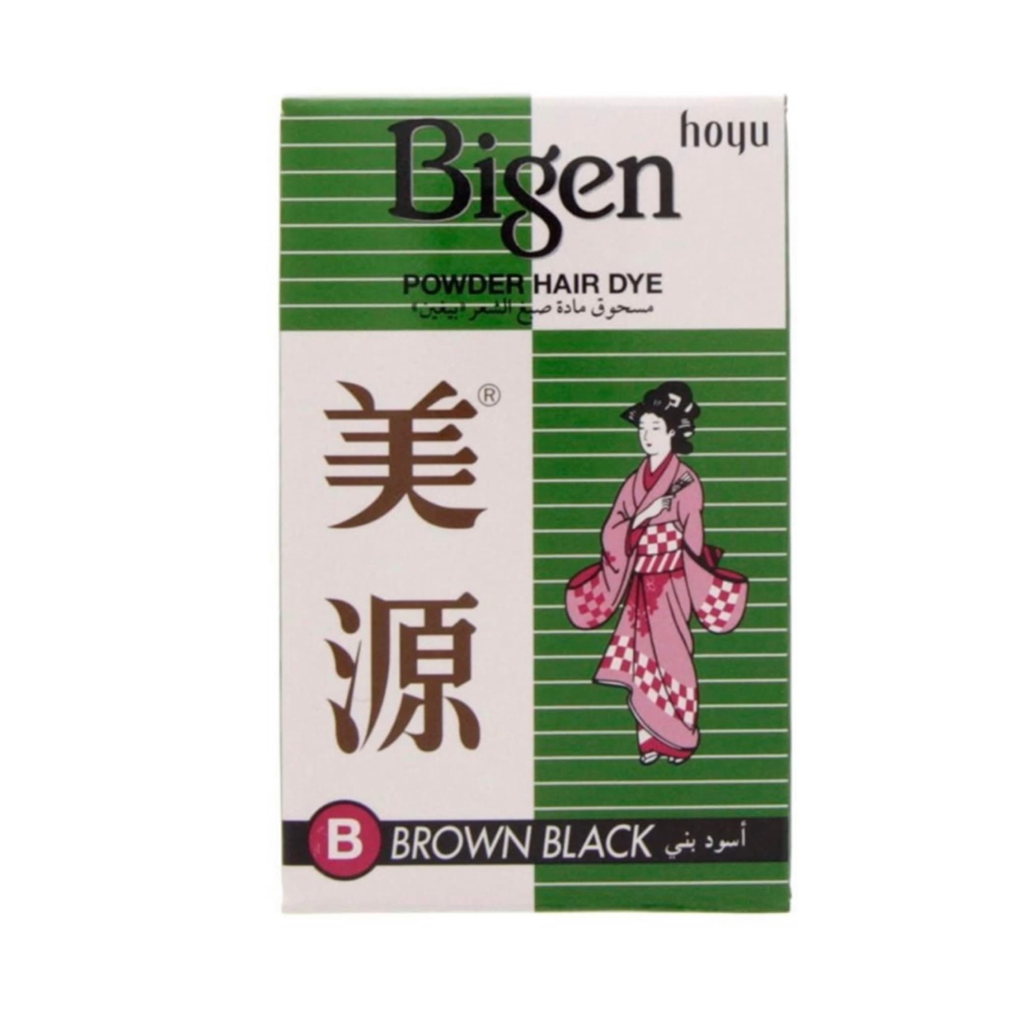 Bigen مسحوق مادة صبغ الشعر اسود