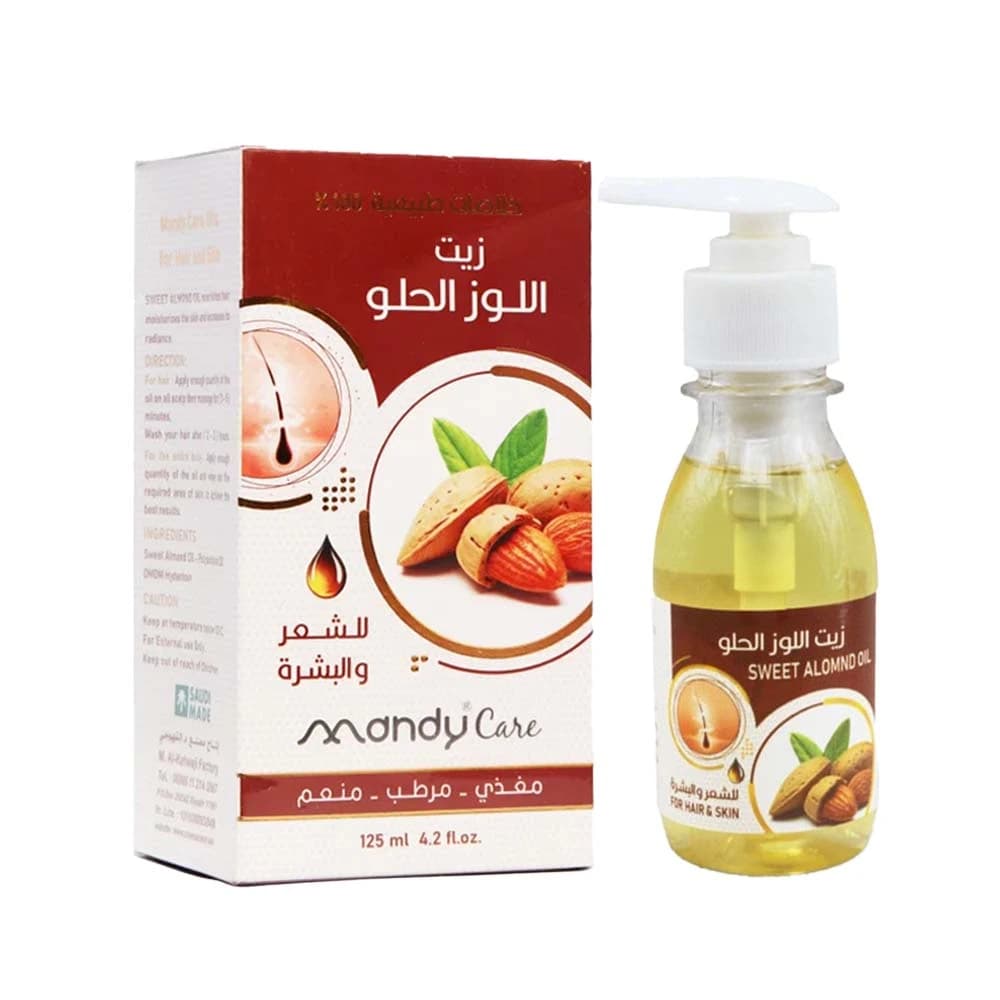 Mandy Care زيت اللوز الحلو من ماندي كير 125 مل