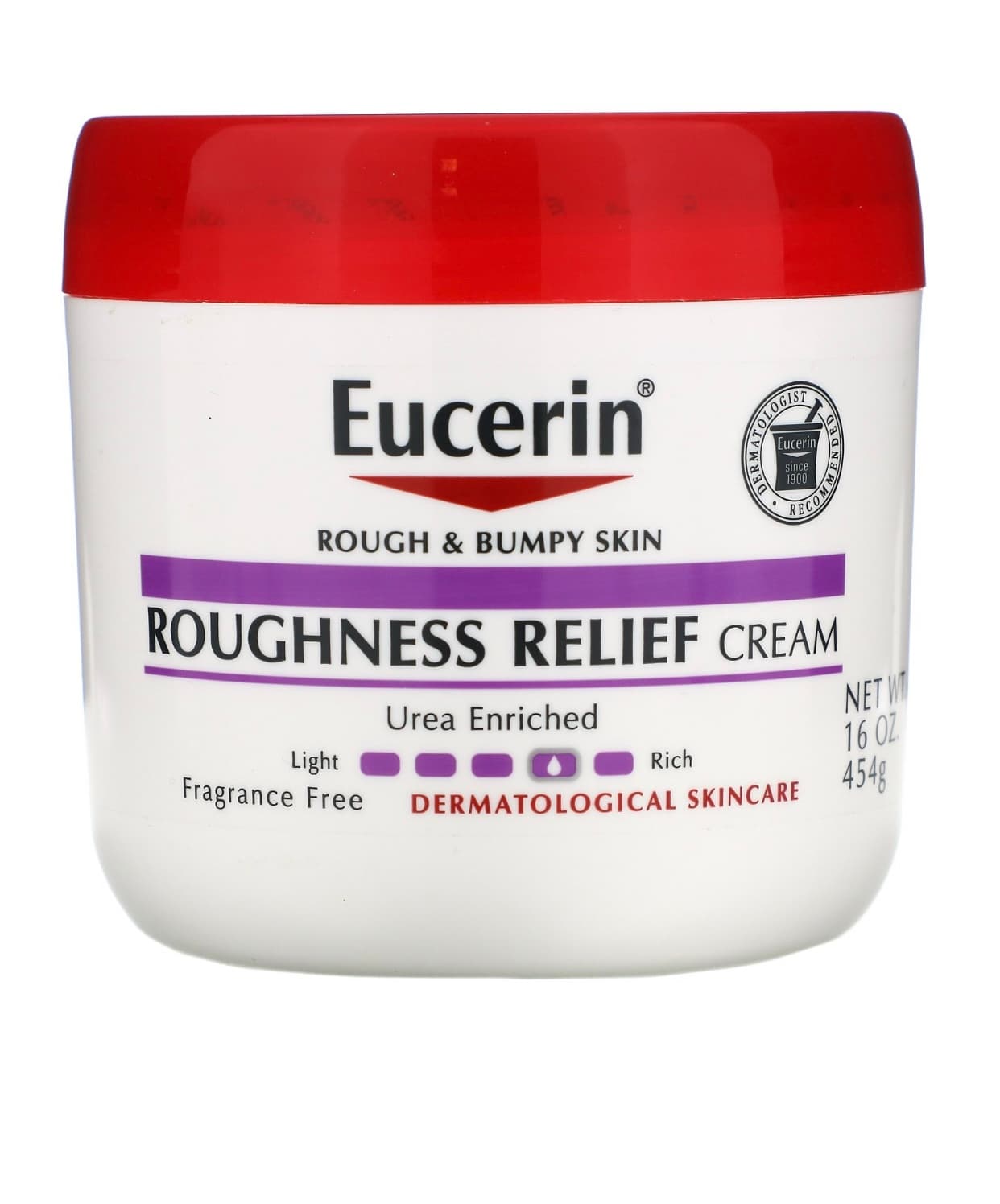 كريم القضاء على الخشونة من يوسرين ، خال من العطور ، 454 جم Eucerin