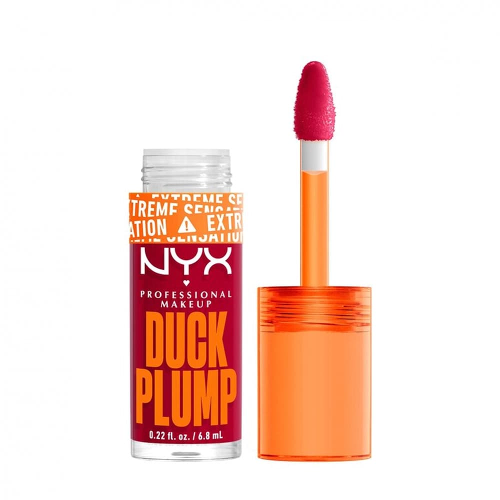 NYX ملمع الشفاه داك بلامب من نييكس بروفيشنال ميك أب 01 حار بشكل واضح