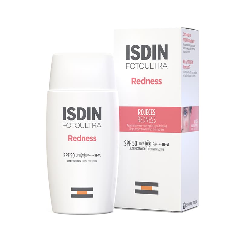 ISDIN واقي شمس والوقاية من الاحمرار فوتو الترا SPF50 من ايسدين 50 مل