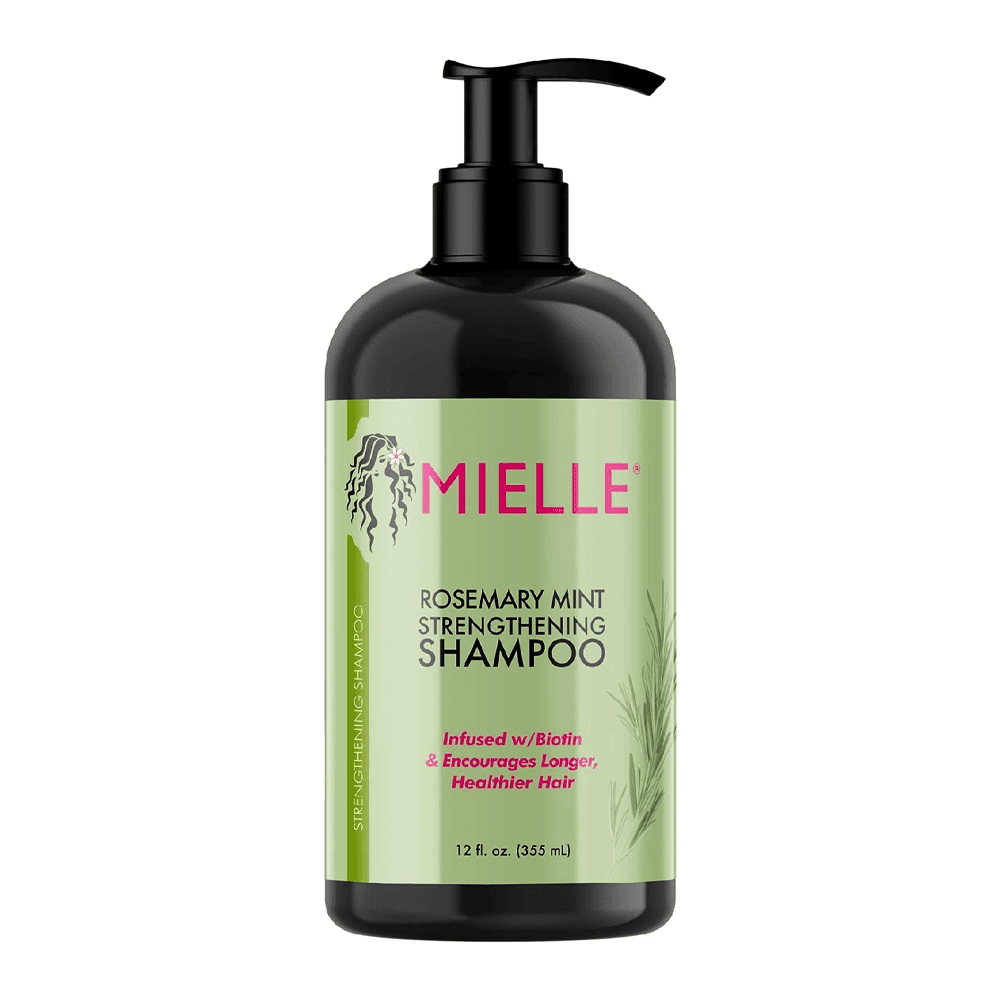 Mielle Organics شامبو مقوي للشعر بإكليل الجبل والنعناع ميلي أورجانيكس 355 جرام