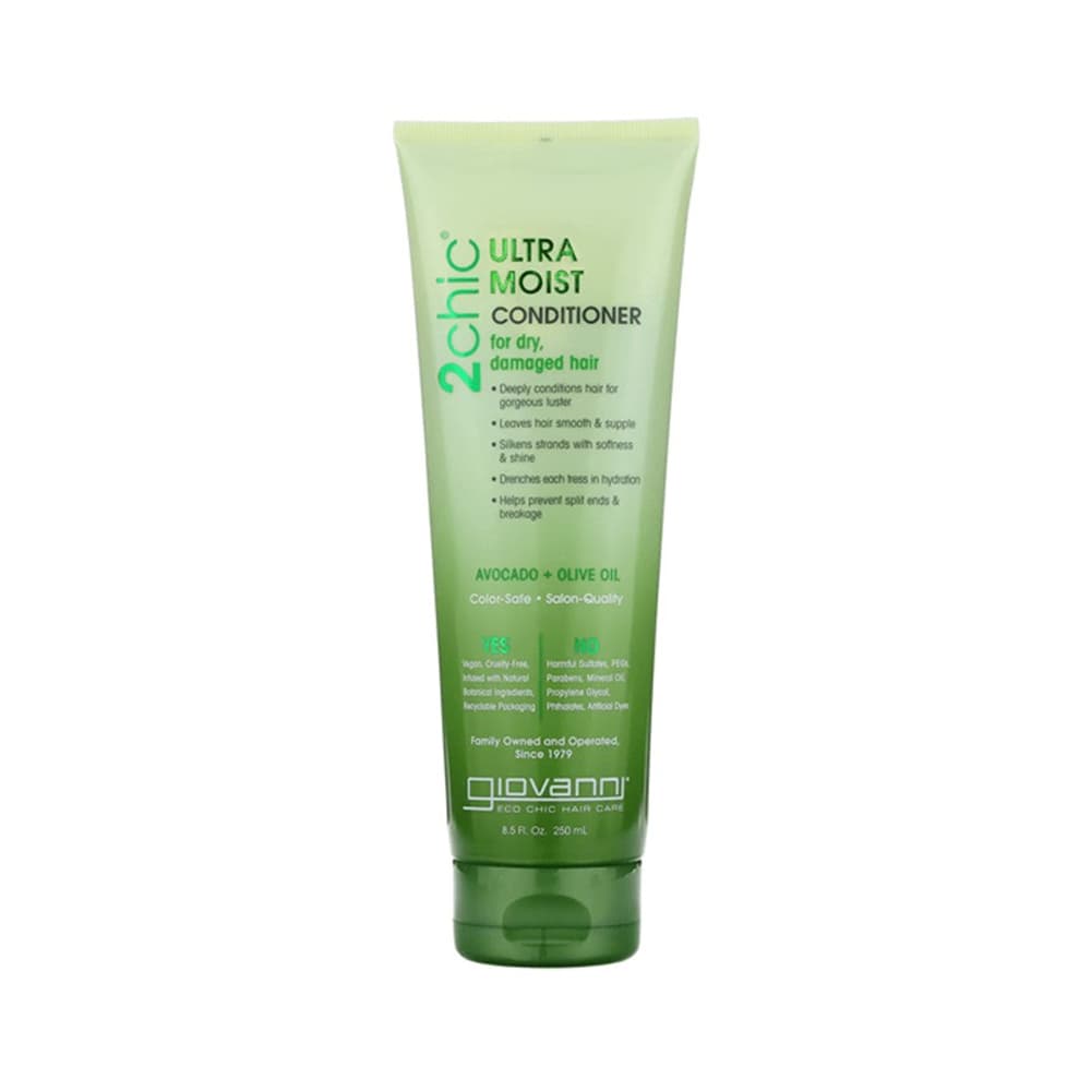 Giovanni بلسم 2 تشيك فائق الترطيب للشعر الجاف التالف بالأفوكادو و زيت الزيتون من جيوفاني 250 مل