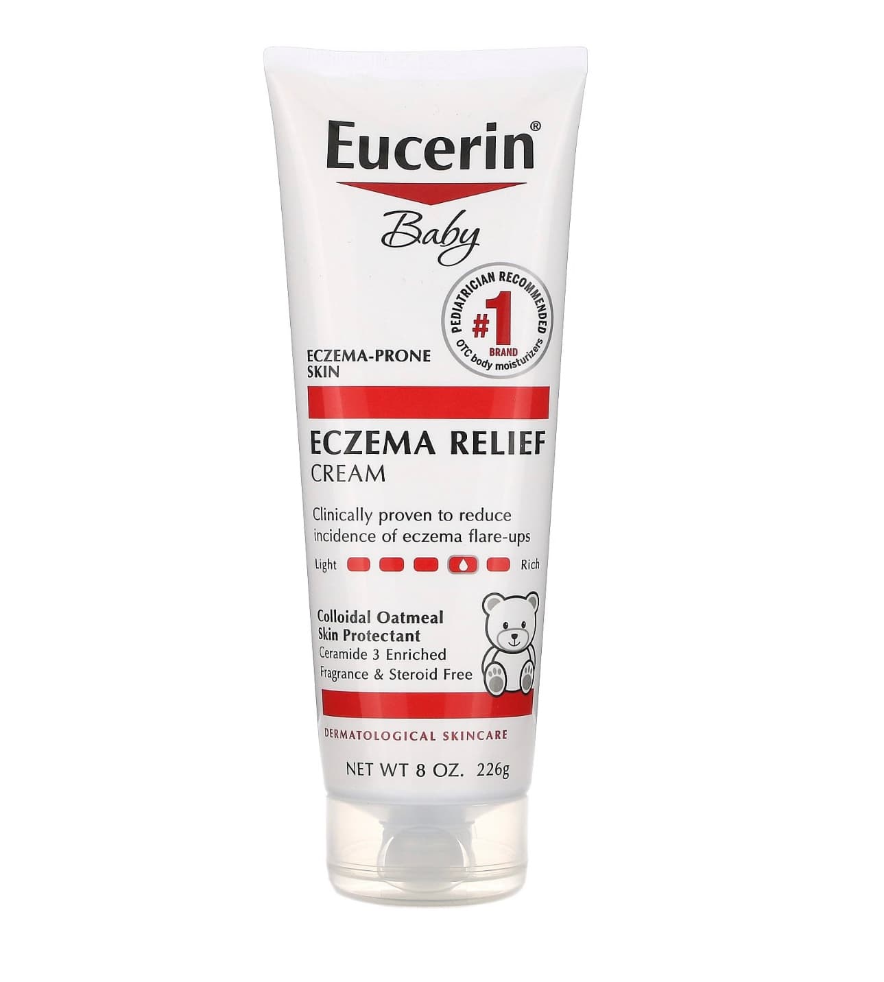 علاج الإكزيما والتهيج، للأطفال الصغار من يوسرين  خالٍ من العطور، 226 جم Eucerin