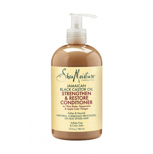 Shea Moisture بلسم زيت الخروع الأسود الجامايكي لتقوية وتعزيز نمو الشعر من شيا مويستشر 384 مل