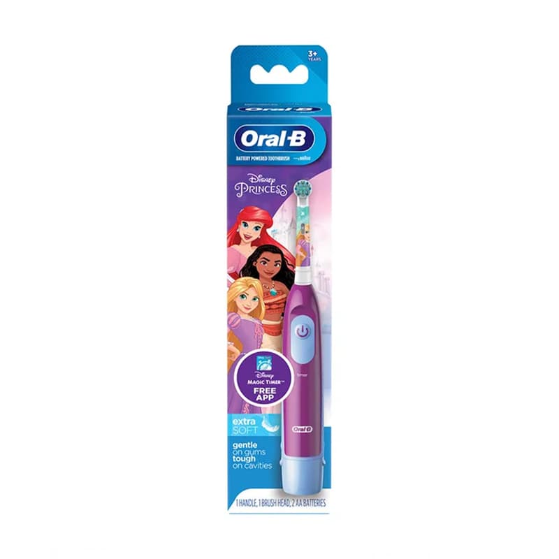 Oral-B فرشاة أسنان كهربائية للاطفال فيتاليتي كروس اكشن مؤقت رباعي من اورال بي