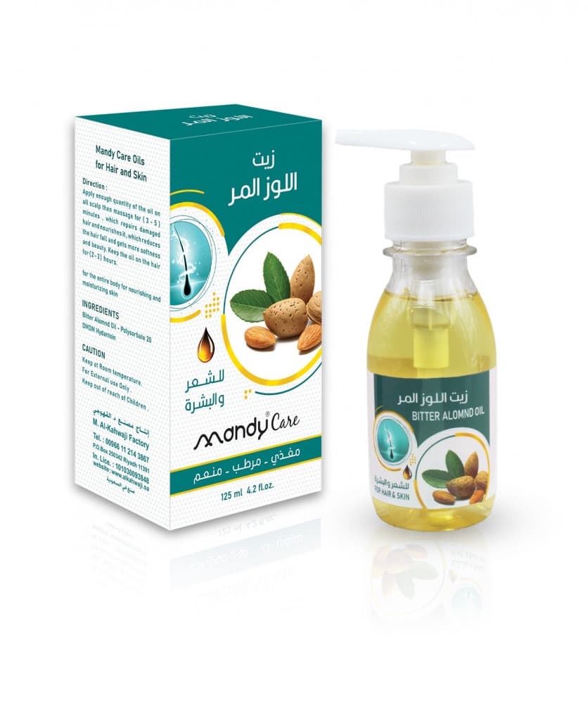 Mandy Care زيت اللوز المر للعناية من ماندي كير 125 مل