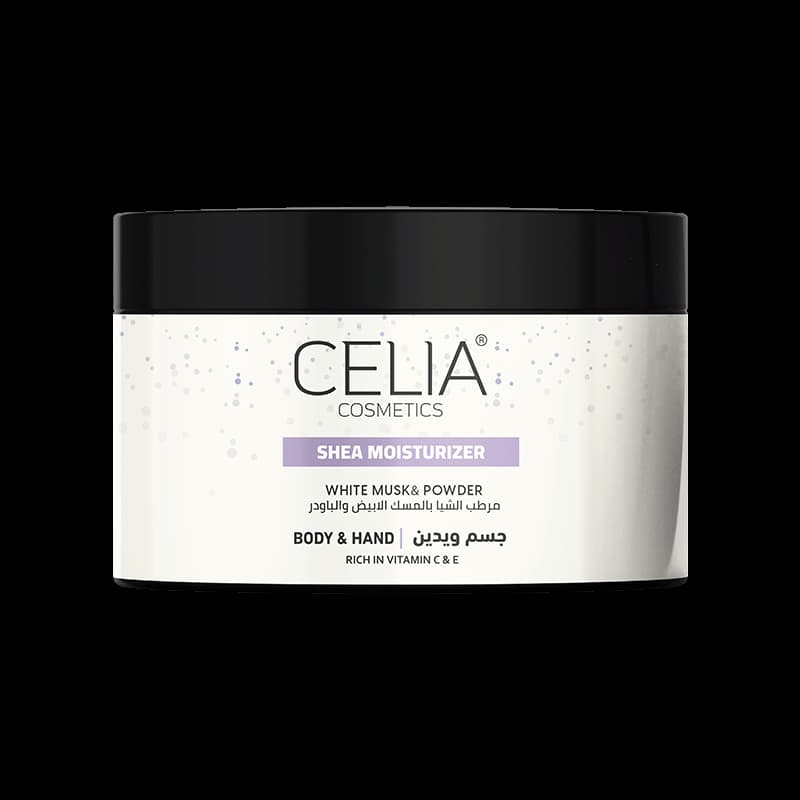 Celia مرطب الشيا بالمسك والباودر من سيليا 300 مل