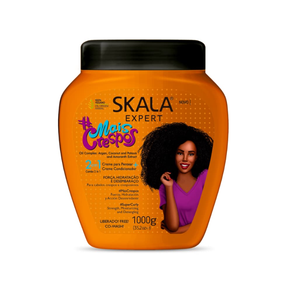 Skala Expert كريم وبلسم كريسبو بزيت الارغان وجوز الهند وفيتامين اي للشعر من سكالا اكسبرت 1000 جرام