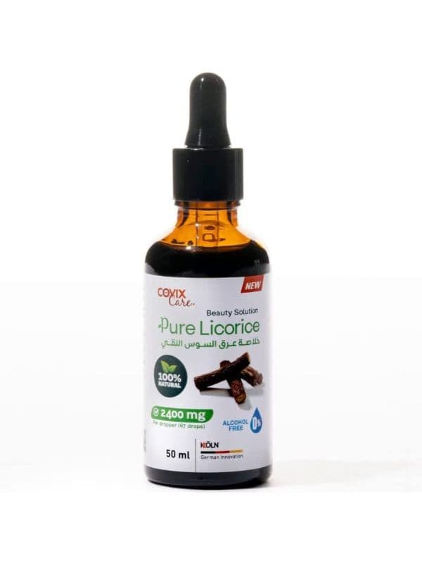 Covix Care خلاصة عرق السوس النقي ، 2400 MG للبشرة من كوفيكس كير 50 مل