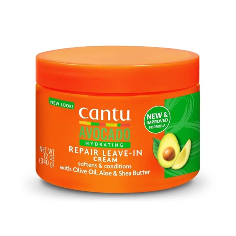 Cantu كريم اصلاح مرطب بالافوكادو يترك على الشعر من كانتو 340 جرام