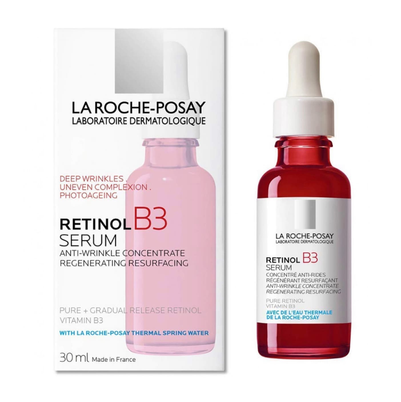 La Roche-Posay سيروم ريتينول بي 3 المضاد للشيخوخة والتجاعيد من لا روش بوزيه، 30 مل