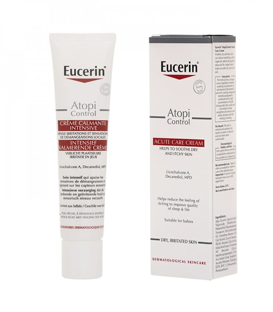 كريم العناية المكثفة اتوبي كنترول اكيوت للاكزيما الحادة من يوسرين 40 مل Eucerin