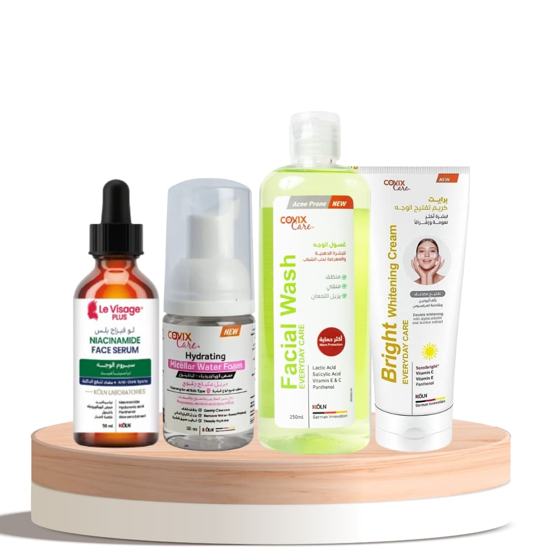 Covix Care بوكس صفاء البشرة الدهنية من كوفيكس 4 منتجات