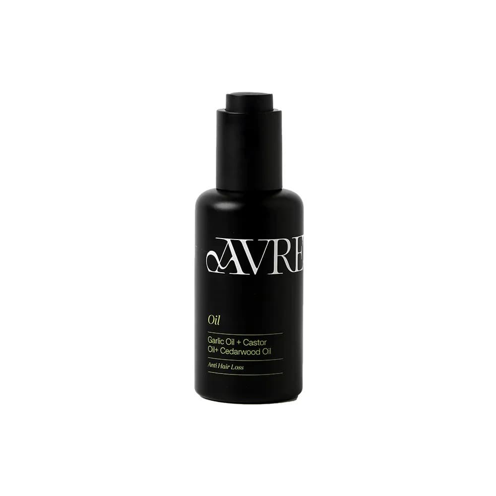 Avrelle زيت الشعر بزيت الثوم وزيت الخروع وزيت خشب الأرز من افريل 50 مل
