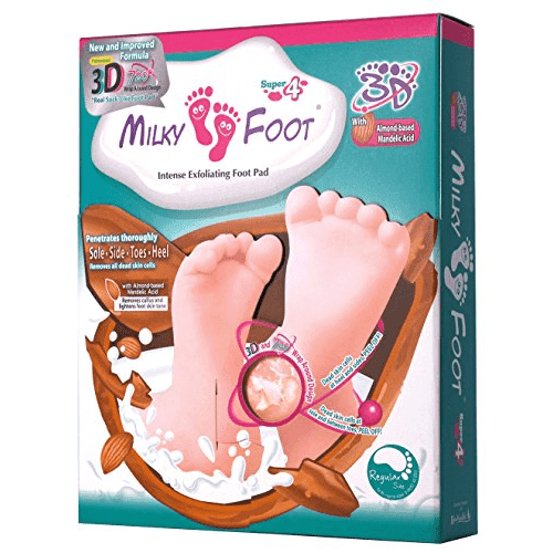 Milky Foot جوارب بلاستيكية ثري دي من ميلكي فوت كبير