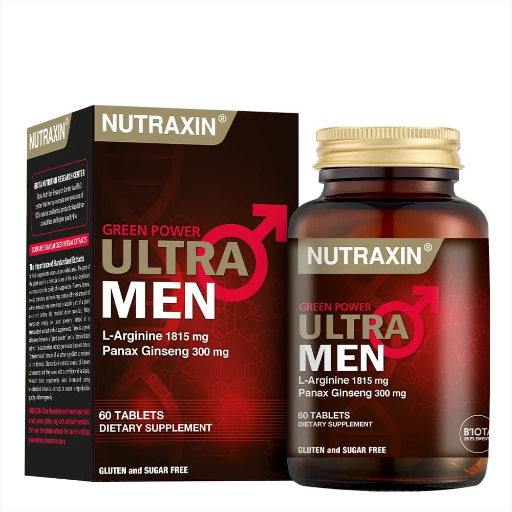 Nutraxin نيوتراكسين ألترا مين 60 قرصًا مكملات غذائية