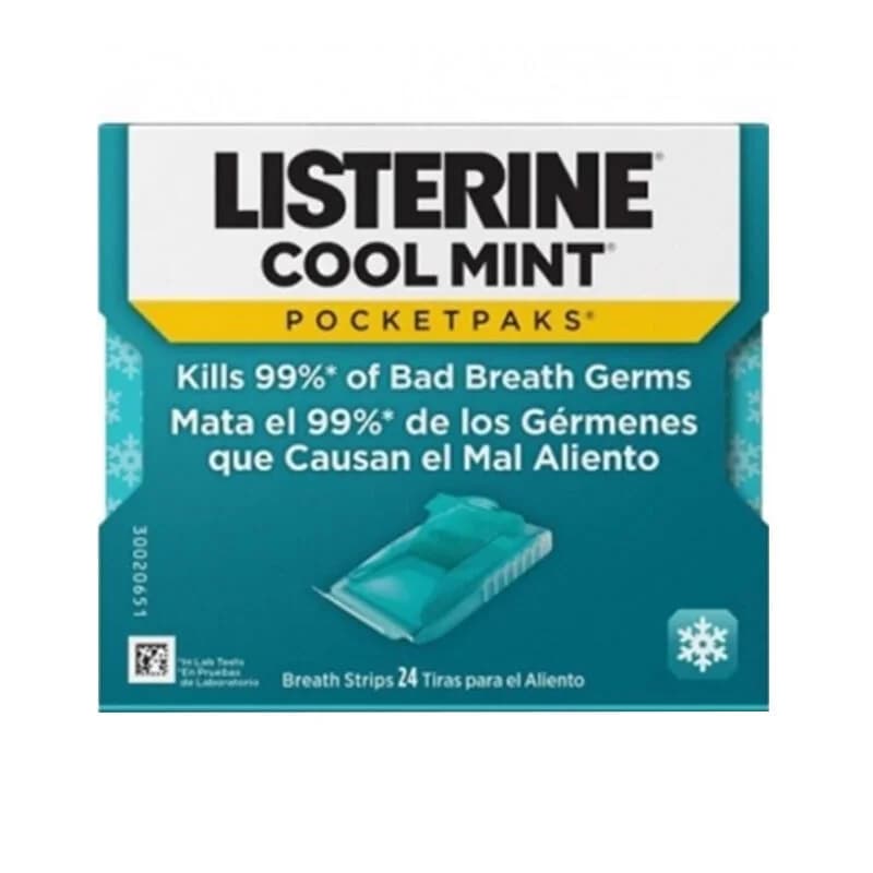 Listerine شرائح ليسترين كول مينت داماك، 24 قطعة