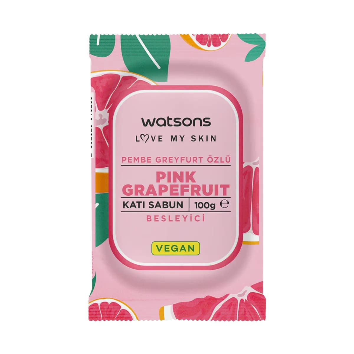Watsons صابون واتسونز الصلب برائحة الجريب فروت الوردي 100 جرام